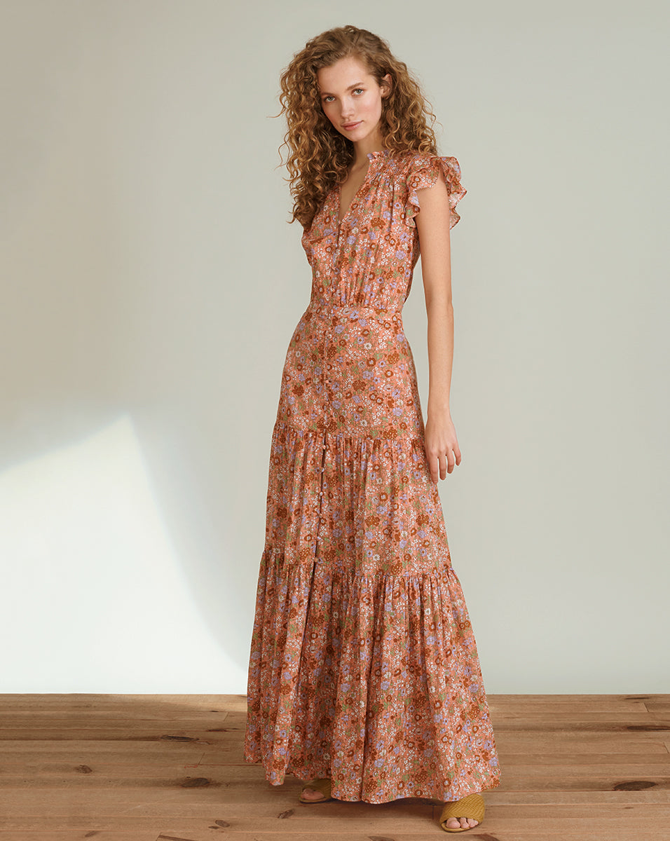 Satori Floral Maxi Dress | Veronica Beard